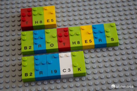 LEGO Braille Bricks The Brothers Brick 1 The Brothers Brick The