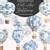 Watercolor Hot Air Balloon Clipart Blue Blue Hot Air Balloons Png Hot Air Balloon Graphics