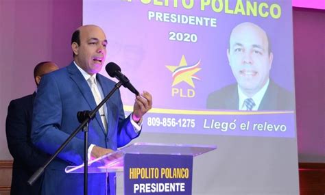 OTRO QUE SE VA Candidato a la presidencia del PLD Hipólito Polanco