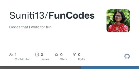 github sunitifuncodes codes   write  fun