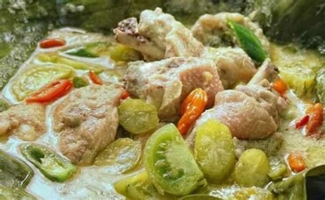 resep garang asem ayam  pedas  segar