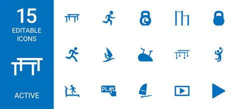 active vector images