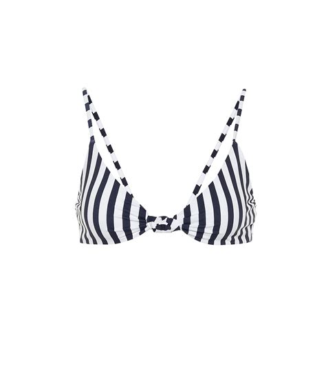 Top De Bikini Marta A Rayas En Azul Caroline Constas Mytheresa