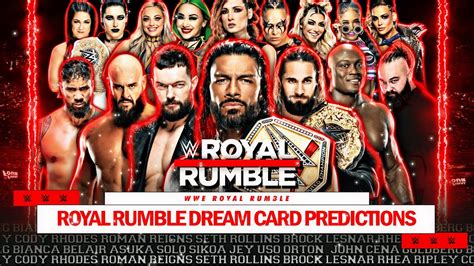 Wwe Royal Rumble 2024 Dream Card Predictions 💥🔥 Youtube