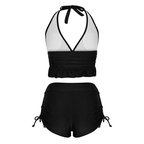 BeAi Trendy Swimsuits For Women 2025 Shorts Push Up Bikini Sets For Women Y2K Resort Swimwear