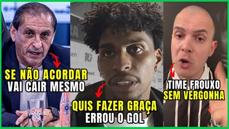 Ram N Diaz Desabafa Sobre Situa O Do Corinthians E Hugo Souza Solta O