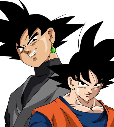 Goku y Black by SaoDVD on DeviantArt