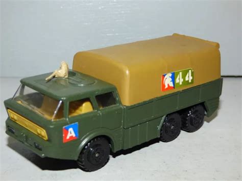 Matchbox Battle Kings K116 Camion Artiglieria Esercito Verde Scuro Eur