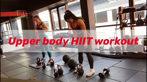 Upper Body Hiit Workout Kettlebell And Slam Ball Only Youtube