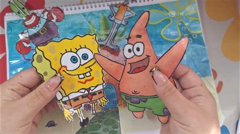 Sponge Bob 💸 Paper Dİy 💸 Asmr 스폰지밥 Youtube