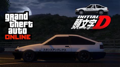 Тюнинг машины Karin Futo GTX в Toyota AE86 Initial D в GTA ONLINE YouTube