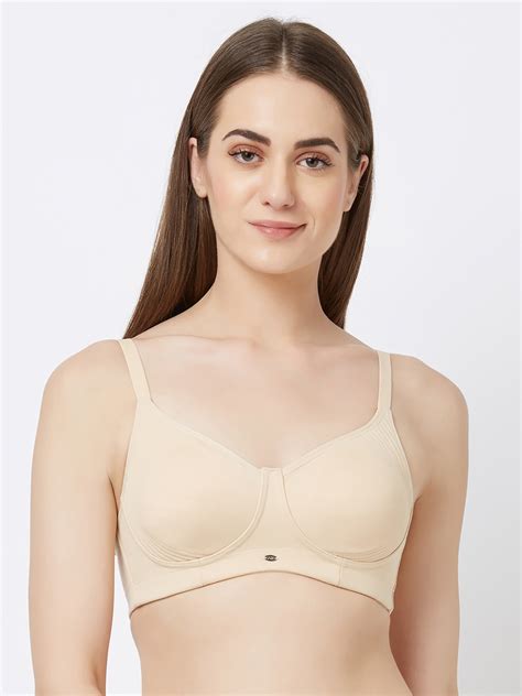 Buy Soie Nude Coloured Solid Non Wired Non Padded Everyday Bra CB 332NUDE Bra For Women