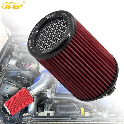 Car-76MM-89MM-Performance-High-Flow-Air-Filter-Universal-Cold-Cone-Air ...