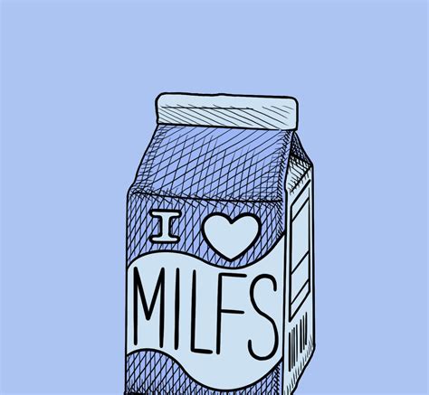 MILF Carton Digital Art Print Etsy