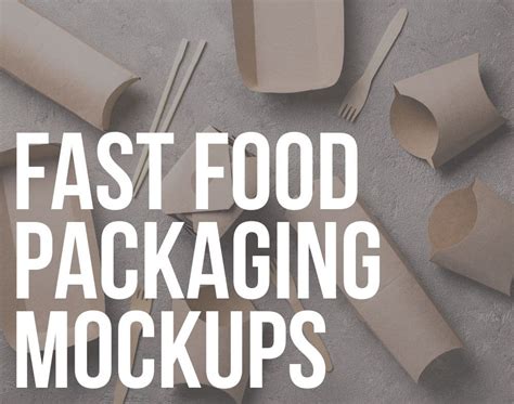 Best Fast Food Packaging Mockups Free Ultida