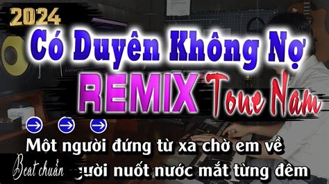 C Duy N Kh Ng N Karaoke Remix Tone Nam Hay B C L A Song Nhien Karaoke