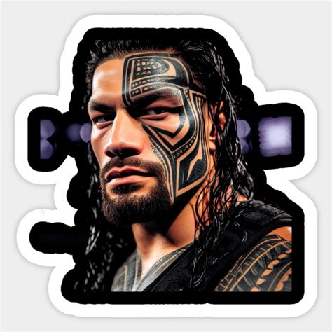 Roman Reigns Wwe Sticker Teepublic