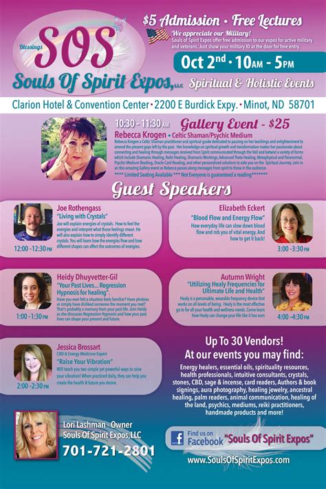 Minot Spiritual & Holistic Expo - Souls Of Spirit Expos