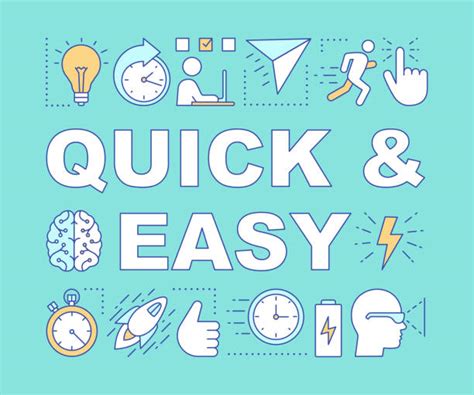 quick easy icon stock illustrations royalty  vector