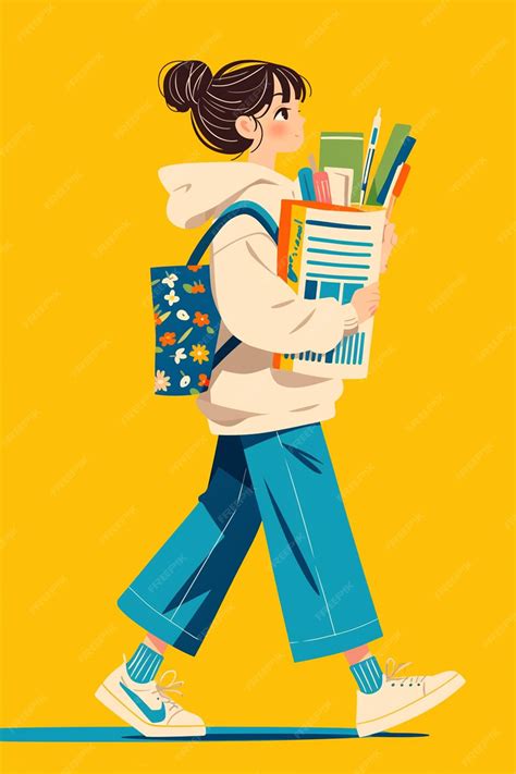 Premium Vector | Students Shopping for School Supplies