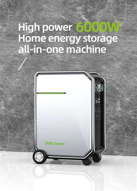 Portable Power Station 6000w For Home Energy Storage