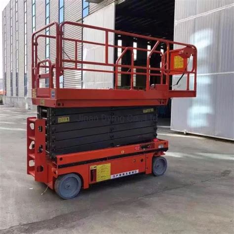 Dymg Aerial Electric Scissor Lift 6m 8m 10m 12m Self Propelled