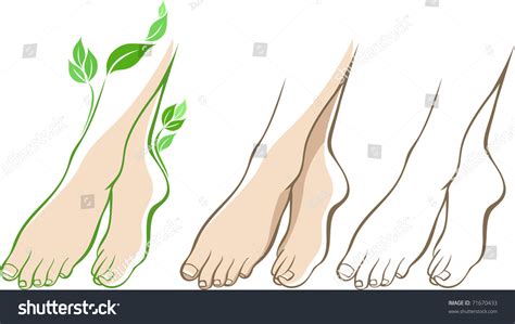 Pedicure Feet Nude Over Royalty Free Licensable Stock Vectors Vector Art Shutterstock