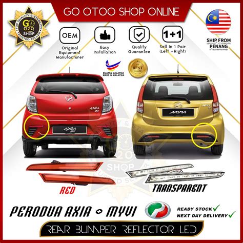 Perodua Myvi Icon G Spec Axia Se Adv Presentrear Bumper