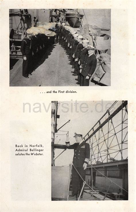Uss Webster Arv 2 World War Ii Cruise Book 1945 46 Events And
