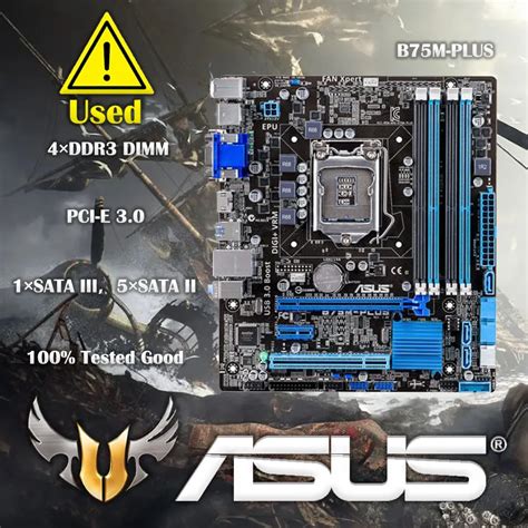 Asus B75M PLUS Pulpitu P Yta G Wna Intel B75 Gniazdo LGA 1155 I3 I5 I7