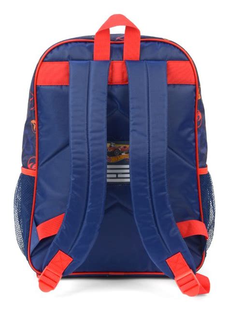 Mochila Escolar Costas Hot Wheels Vermelha Infantil Shop Macrozao