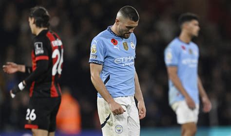 Man City’s Unbeaten Streak Ends with Shock 2-1 Loss at Bournemouth