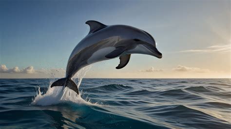 realistic dolphin  natural sea habitat photo jpg