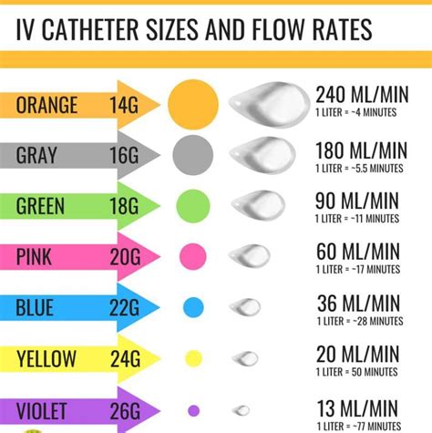 Different Cannula Sizes With Kanikas Nursing Academy