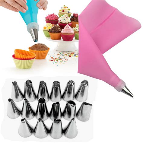 18Pcs/Set Cake Making Tools EVA Frosting Tool Set Nuzzles/Pastry Bags | Walmart Canada