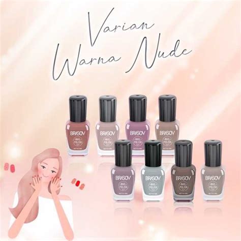 BRASOV NAIL POLISH Nude 8ml Kutek Nude Cat Kuku Lazada Indonesia