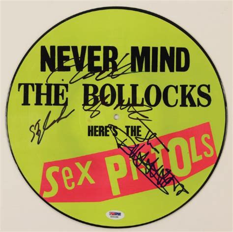 Lot Detail Sex Pistols Signed Never Mind The Bollocks Picture Disc