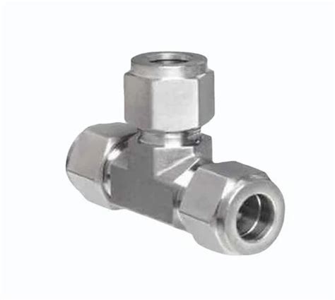 Stainless Steel Double Ferrule Union Tee For Plumbing Pipe At Rs 250