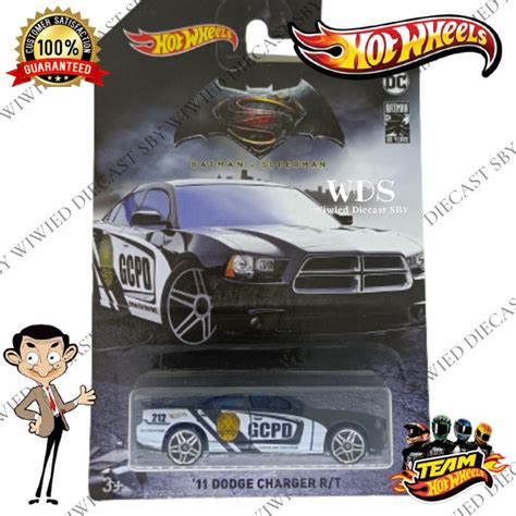 Jual Amc Shop Hot Wheels Dc Comics Batman Dodge Charger Rt Gcpd Gotham City Police Terlengkap