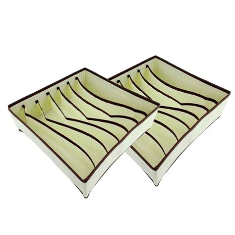 Kit Organizador Gaveta Tnt Porta Suti Bojo Lingerie Bege Pe As Shopee Brasil