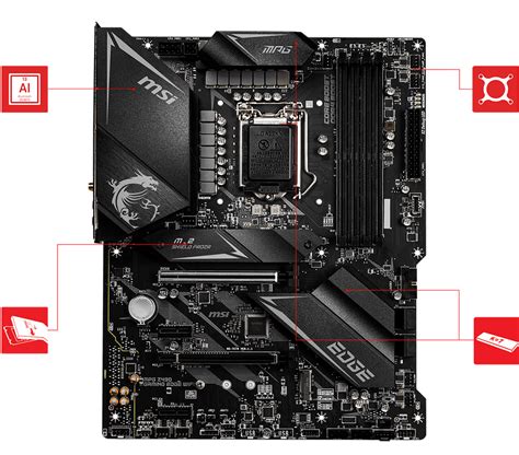 MPG Z490 GAMING EDGE WIFI | Cartes mères MSI Gaming
