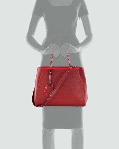 Fendi 2jours Vitello Elite Tote Bag