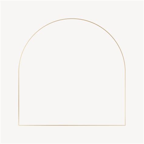 Gold Arch Border Frame Vector Premium Vector Rawpixel