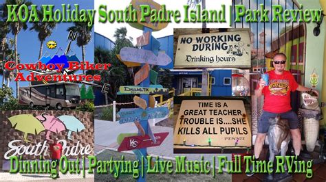 Ep Rv Campground Reviews Koa South Padre Island Dinning Out