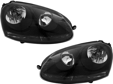 Lampa Przednia REFLEKTOR LAMPY KP BLACK GTI VW GOLF 5 V 1K JETTA