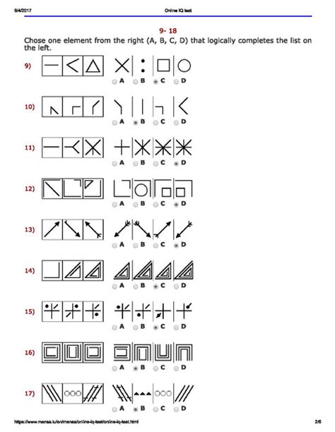 Mensa Iq Test Perfect Answer Mensa Iq Test Answers Pdf