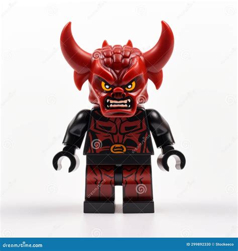 Highly Detailed Lego Devil Portrait with Marvel Comics and Mythological ...