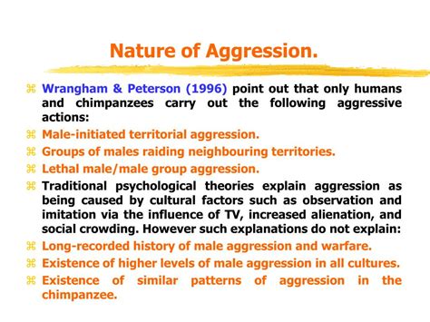 Ppt Evolutionary Psychology Lecture 9 Aggression Powerpoint