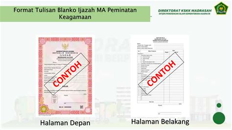 MATERI SOSIALISASI JUKNIS PENULISAN IJAZAH MADRASAH 2024 Pptx