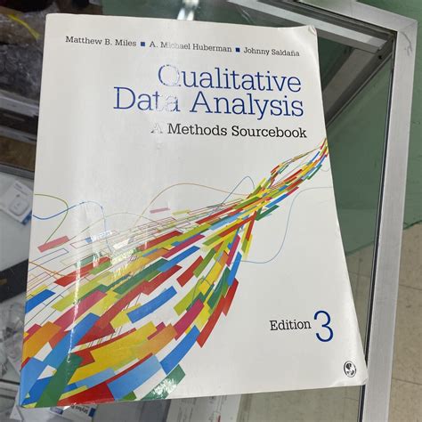 Qualitative Data Analysis : A Methods Sourcebook by A. Michael Huberman